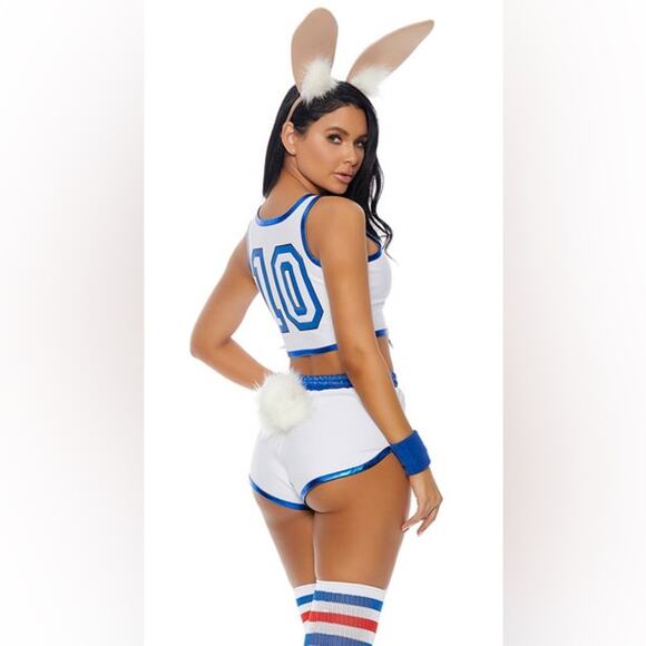 NEW Forplay Bunny Squad Space Jam Costume Size Medium Large - Picture 3 of 7